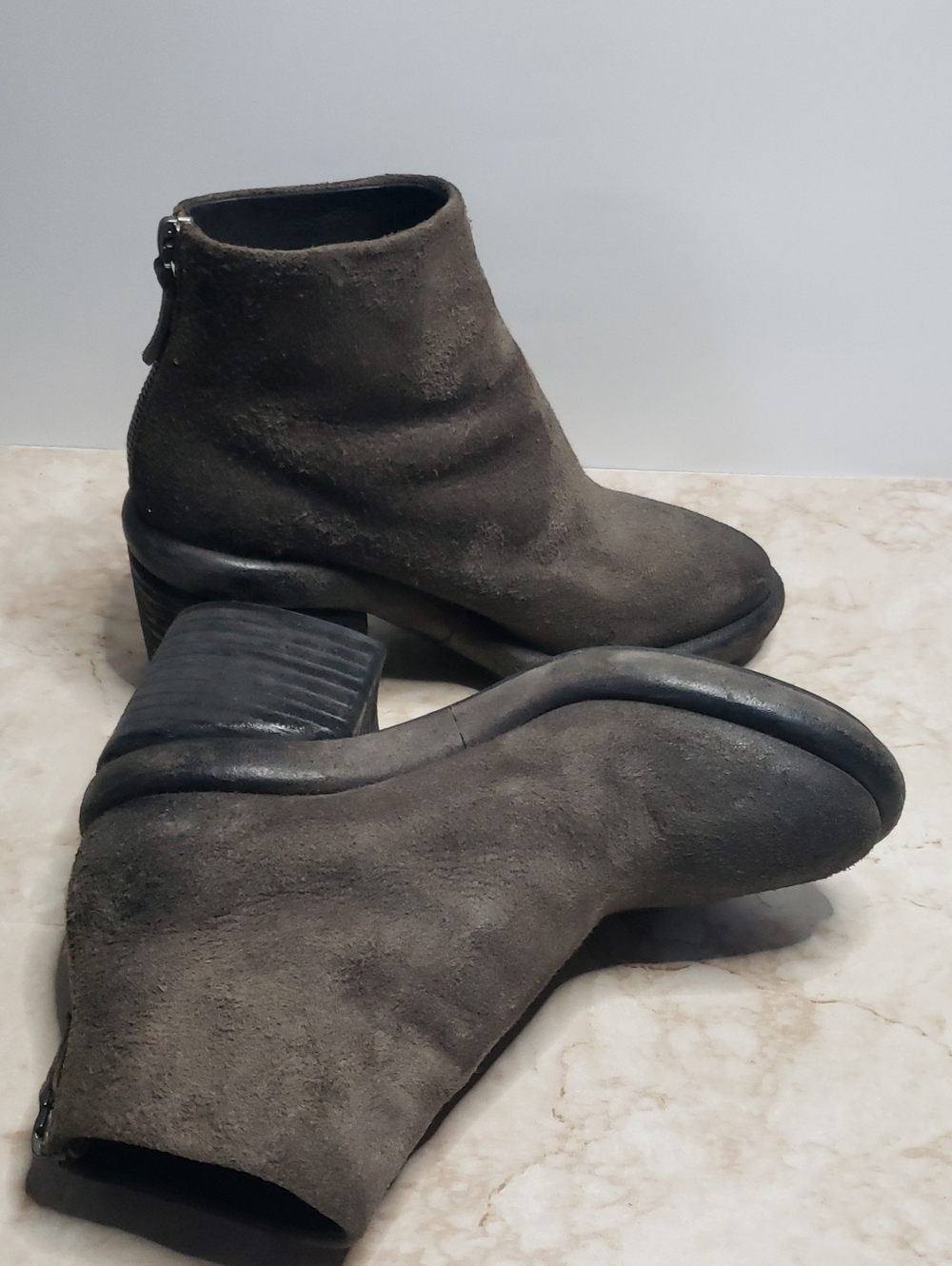 Marsell Women's Suede Ankle Boot in Dark Brown Size 35 - Picture 4 of 10